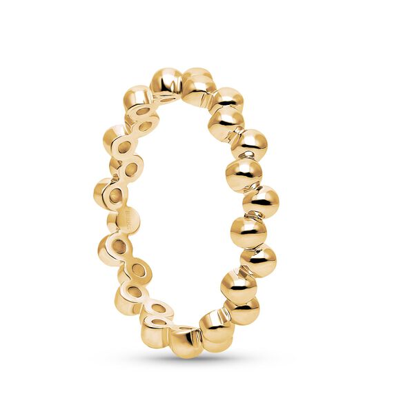 Stackable Splash Ring, Yellow Gold